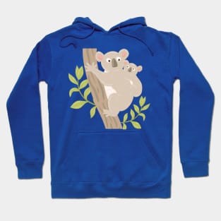 Koala Hand Drawn Cartoon Hoodie